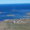 A typical Falkland Islands settlement.