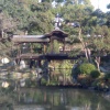 A pretty little bridge in the Shosei-en Garden.